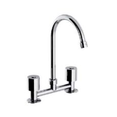 Juego De Cocina Para Mesada Cromo Obera Fv