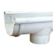 Embudo Para Canaleta Recto Pvc
