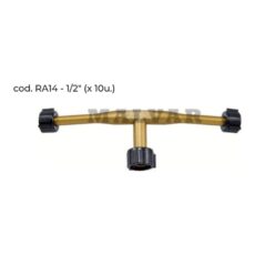 Ramal Para Lavat. Pvc 1/2 X 3/8 C/Tuercas Completo