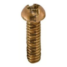 Tornillo Fv 5/32 X 1/2" Bronce Pulido C. Redonda